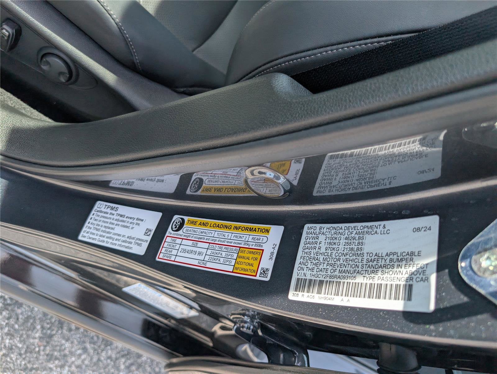 2024 Honda Accord Hybrid Touring