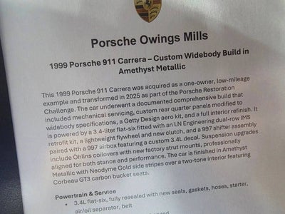 1999 Porsche 911 Carrera