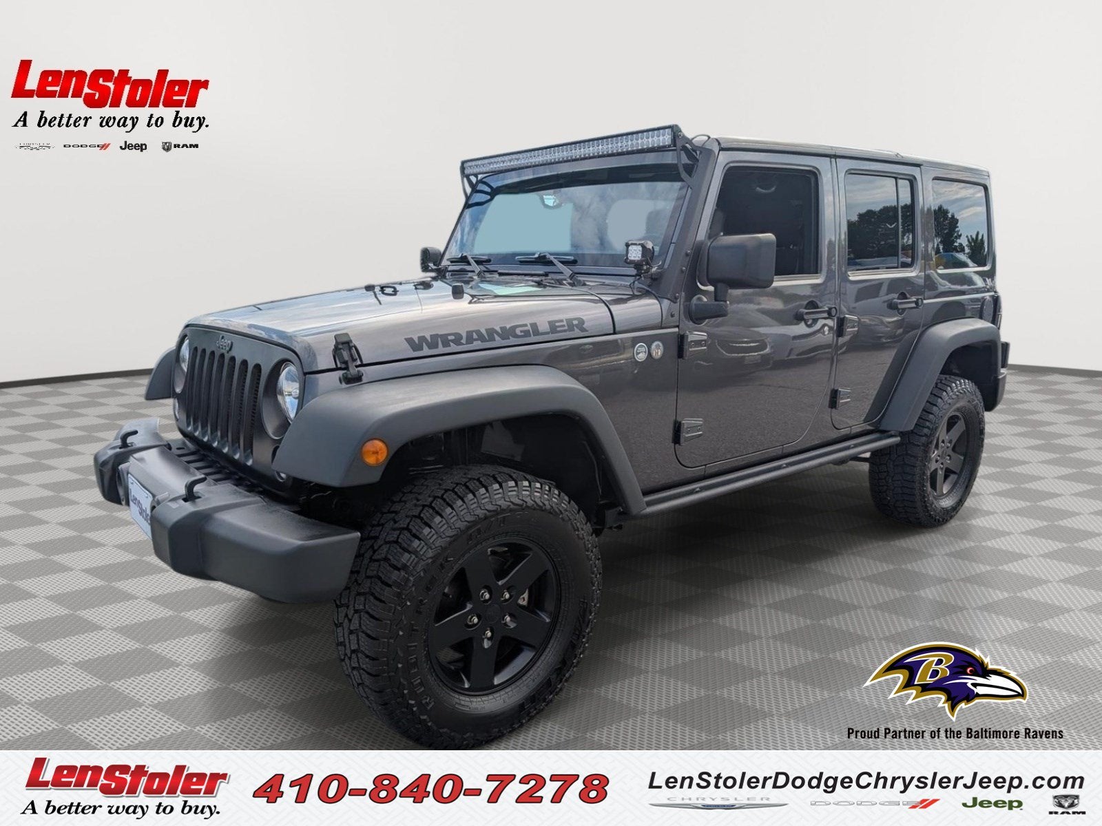 2016 Jeep Wrangler Unlimited Black Bear