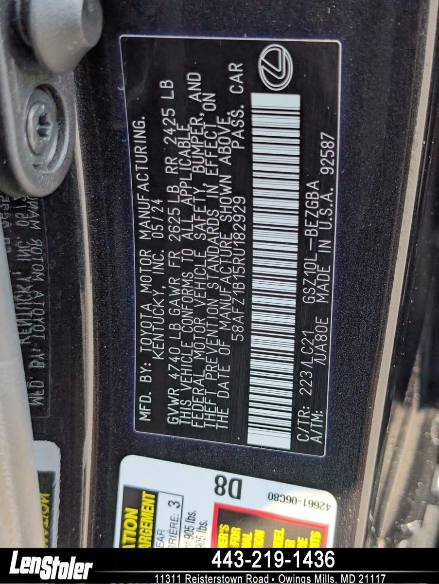 2024 Lexus ES 350 Ultra Luxury FWD