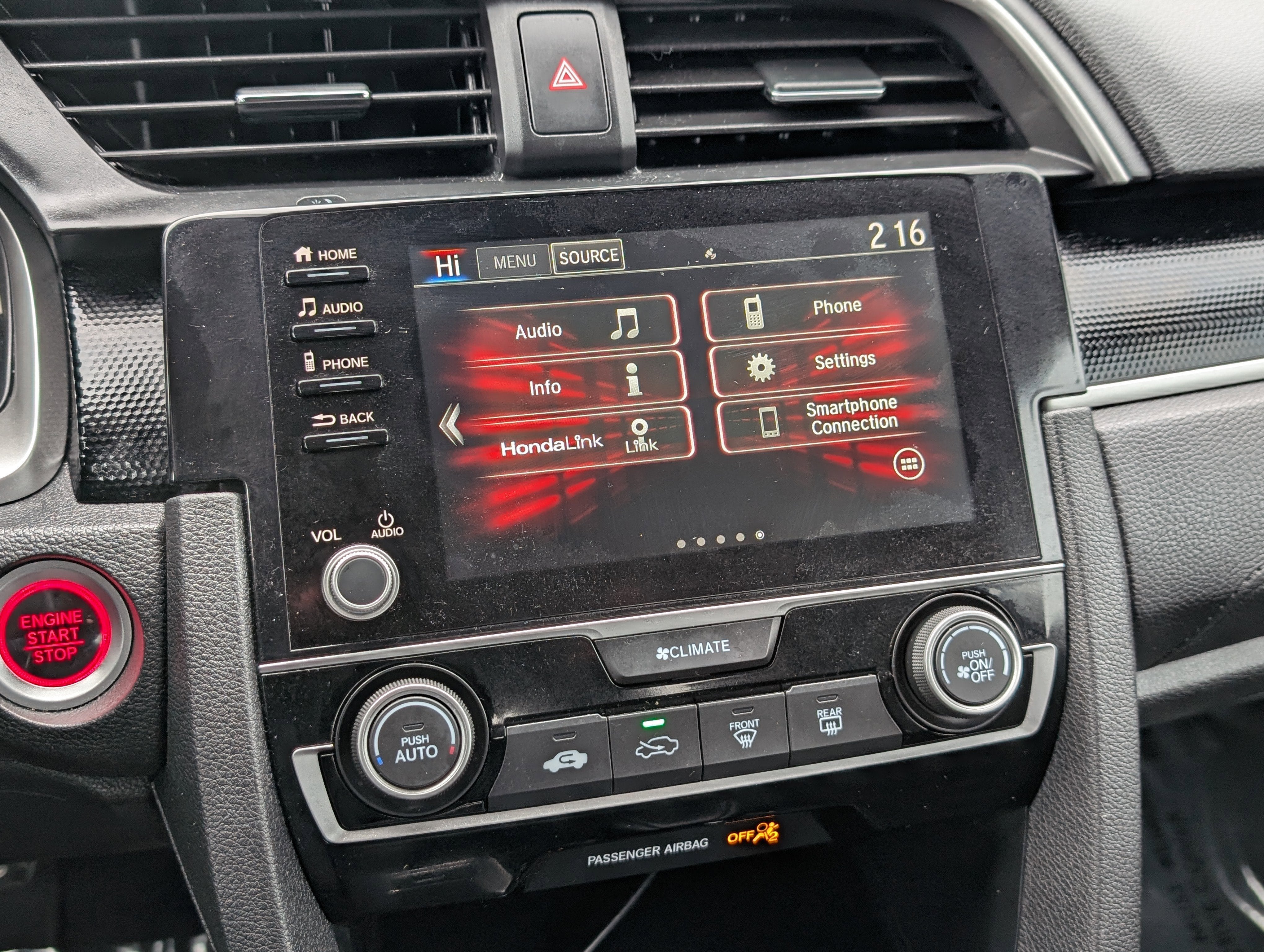 2019 Honda Civic Coupe Sport