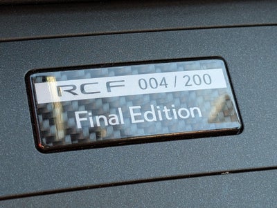 2025 Lexus RC F Final Edition